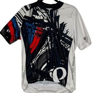 Pearl Izumi Mens Large Select Cycling Jersey Abstract Graphic Half Zip Racing